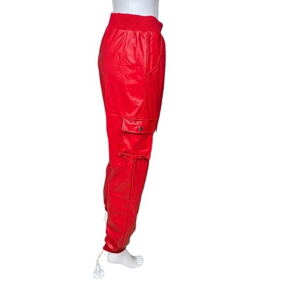Red PU Cargo Joggers
New - Picture 5 of 7